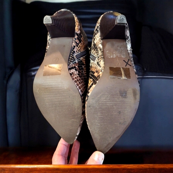 Comfort Est 1946 Snakeskin Dress Boot Shoes, 7 - Picture 5 of 8